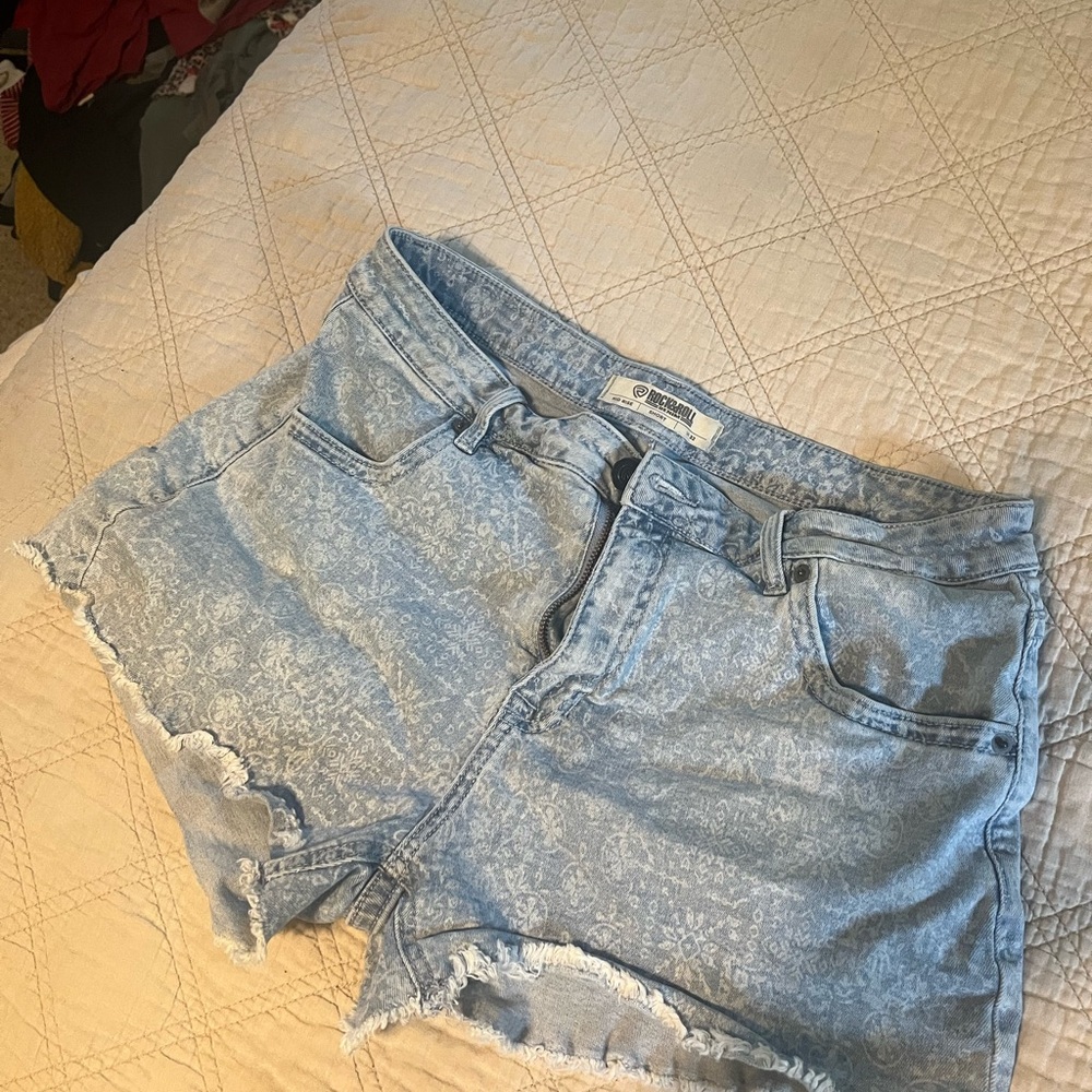 Rock and Roll Denim shorts